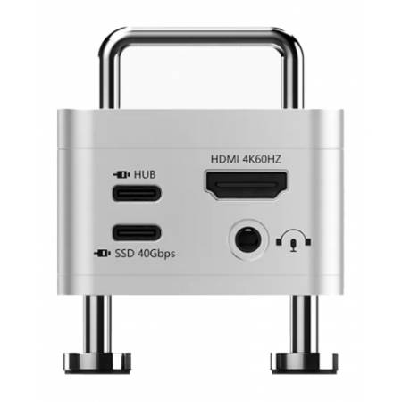 Ulanzi QT03 - hub USB-C, stacja dokująca 2w1, kieszeń na dysk M.2 NVMe